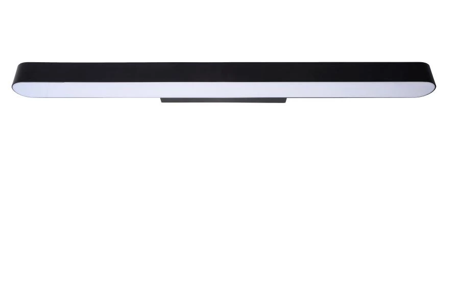 Lucide MADELON - Wall light Bathroom - LED - 1x18W 2700K - IP44 - Black - turned off